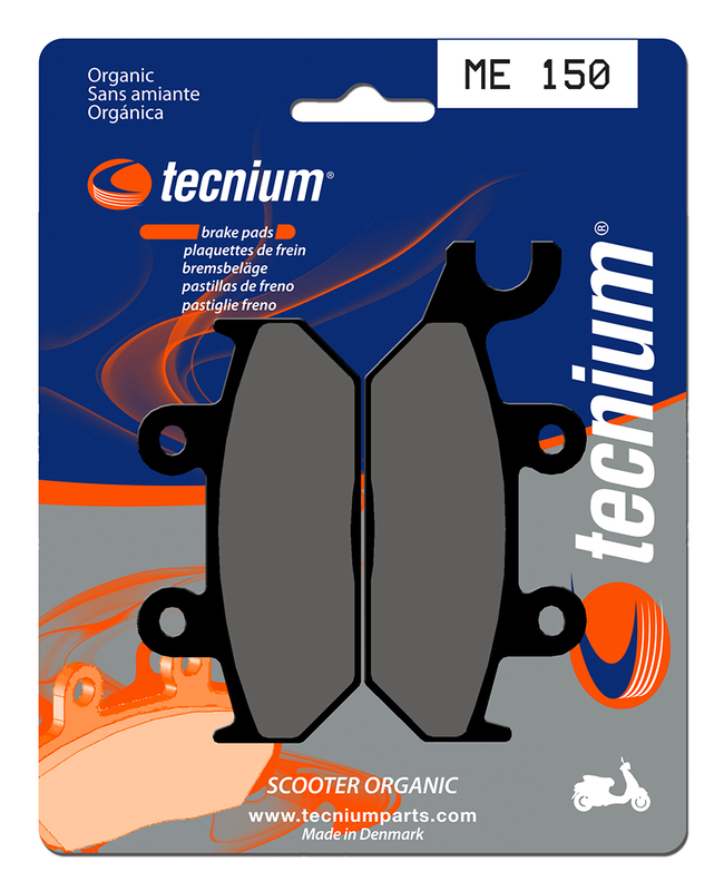 Plaquettes de freins Tecnium Scooter organique - ME150