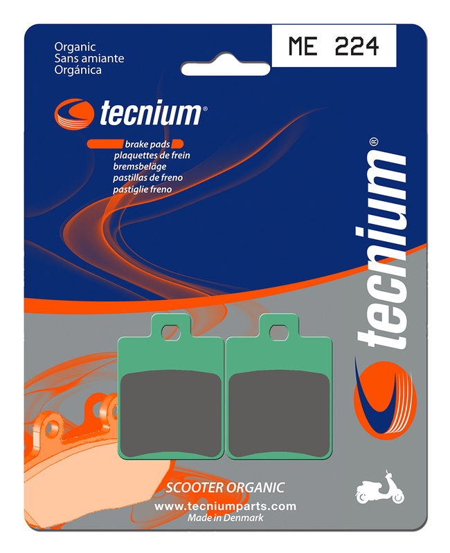 Plaquettes de freins Tecnium Scooter organique - ME224