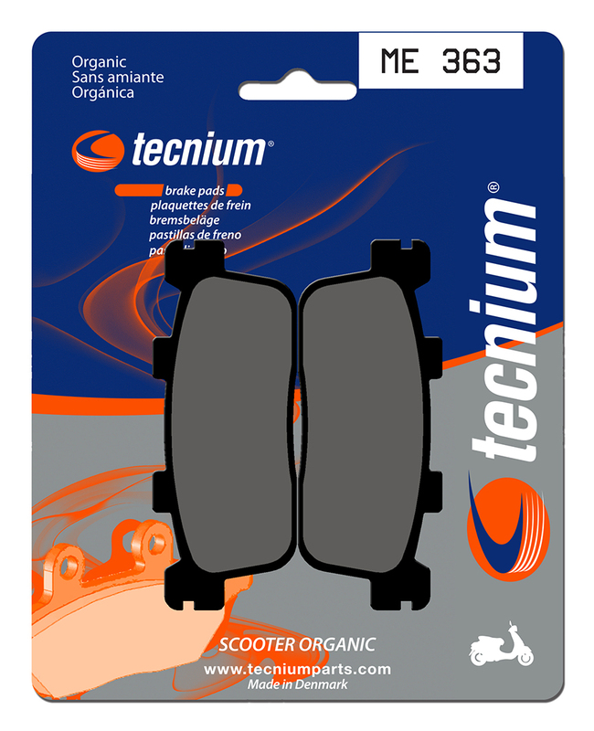 Plaquettes de freins Tecnium Scooter organique - ME363