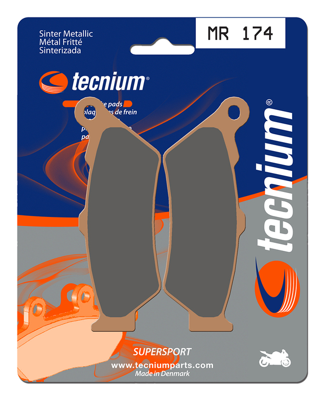 Plaquettes de freins Tecnium Performance métal fritté - MR174
