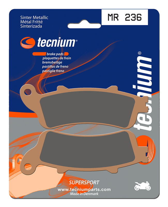 Plaquettes de freins Tecnium Performance métal fritté - MR236