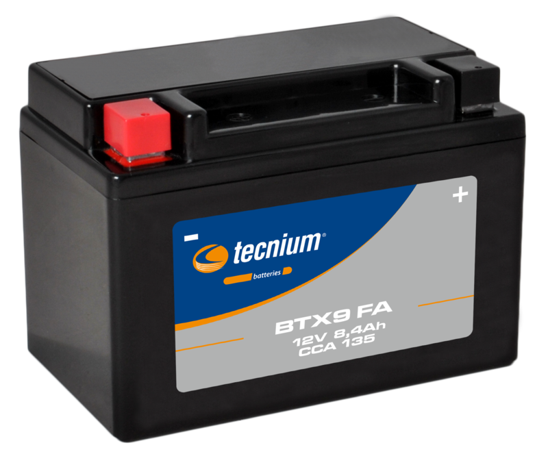 Batterie Tecnium sans entretien activé usine - BTX9 FA