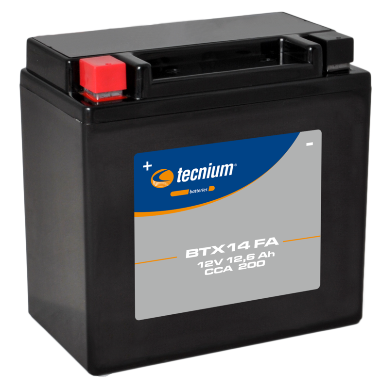 Batterie Tecnium sans entretien activé usine - BTX14