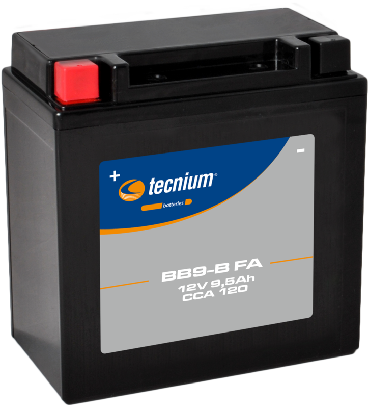 Batterie Tecnium sans entretien activé usine - BB9-B
