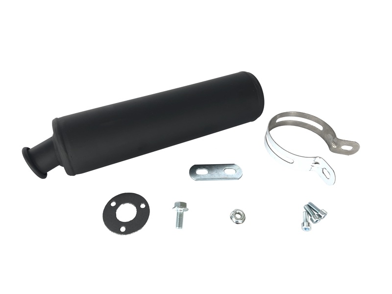 Silencieux Tecnium acier noir