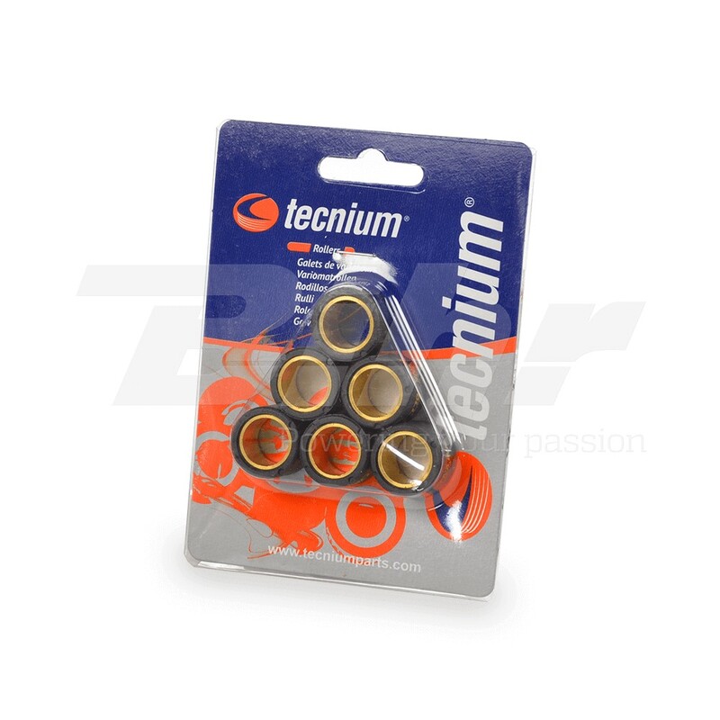 Galets de variateur Tecnium Jeu 25x22,2mm 20gr - 6 pièces