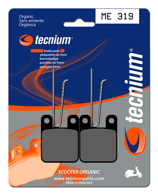 Plaquettes de freins Tecnium Scooter organique - ME319