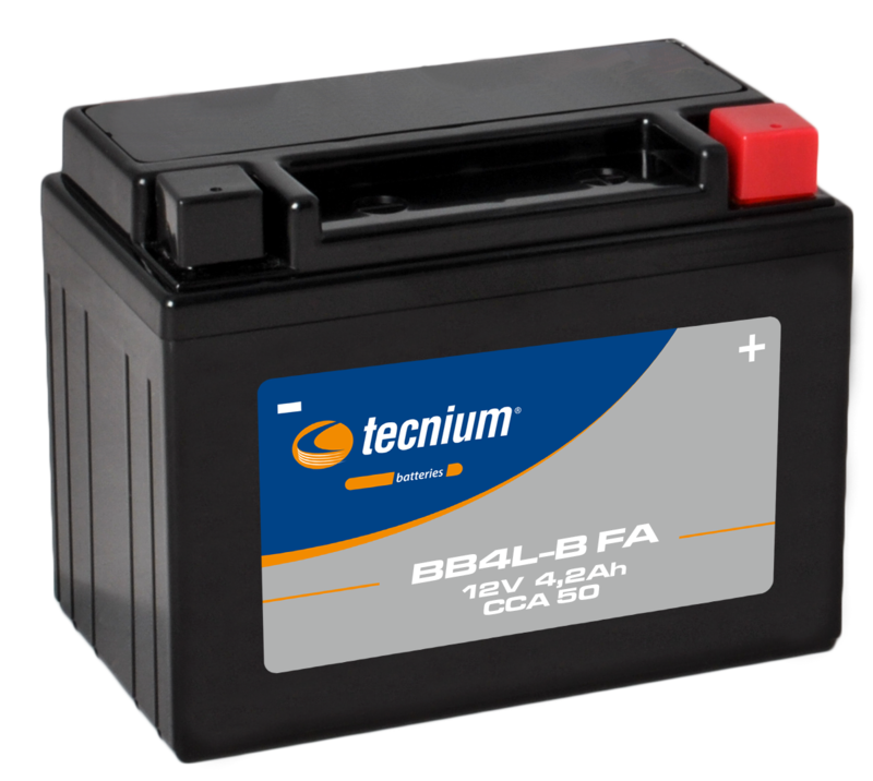 Batterie Tecnium sans entretien activé usine - BB4L-B