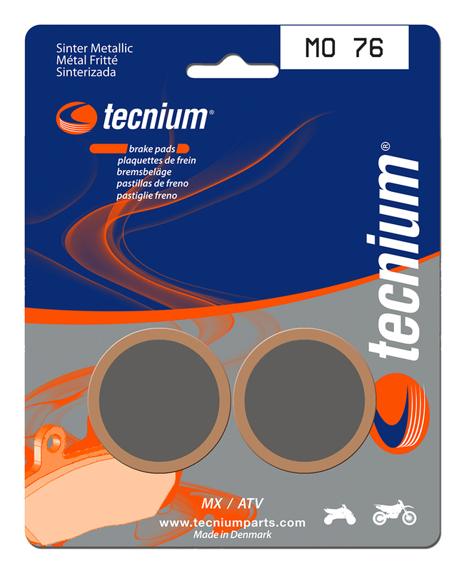 Plaquettes de freins Tecnium MX métal fritté - MO76
