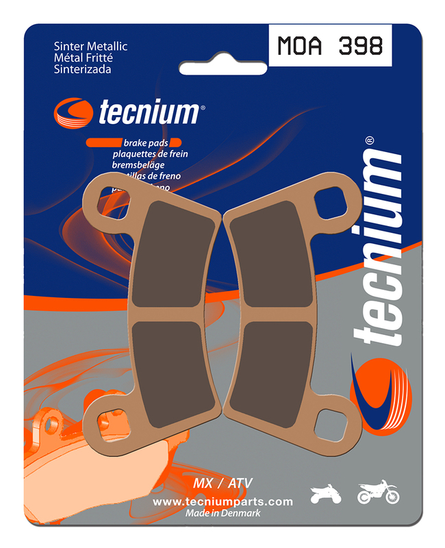 Plaquettes de freins Tecnium MX métal fritté - MOA398