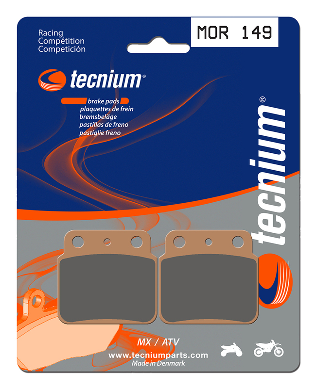 Plaquettes de freins Tecnium Racing MX métal fritté - MOR149