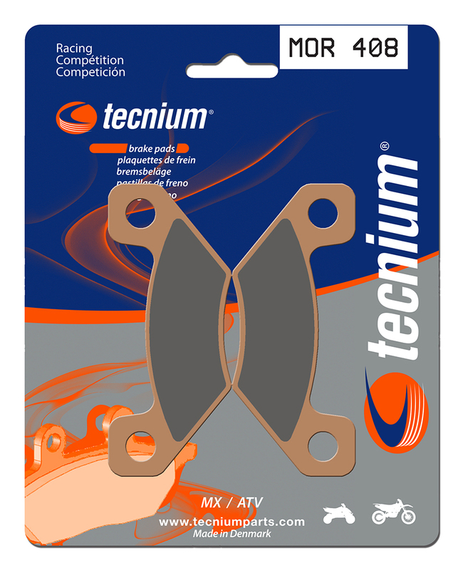 Plaquettes de freins Tecnium Racing MX métal fritté - MOR408