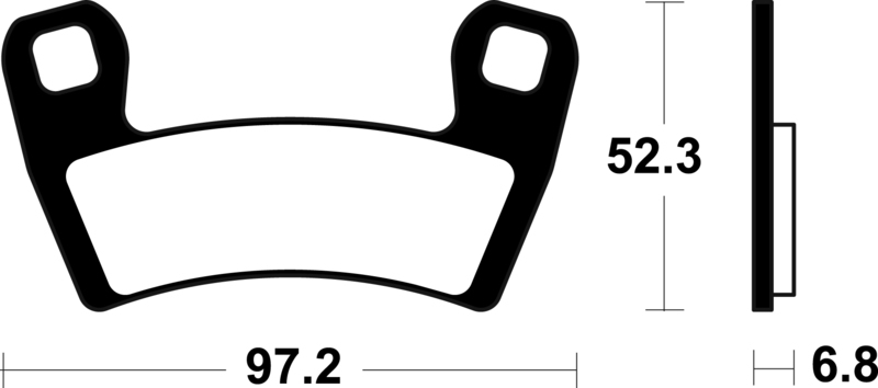 Plaquettes de freins Tecnium MX métal fritté - MO470