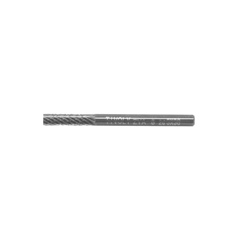 Lime carbure Tivoly MINI FRAISE CYLINDRIQUE DIAM 3 mm L 38 mm
