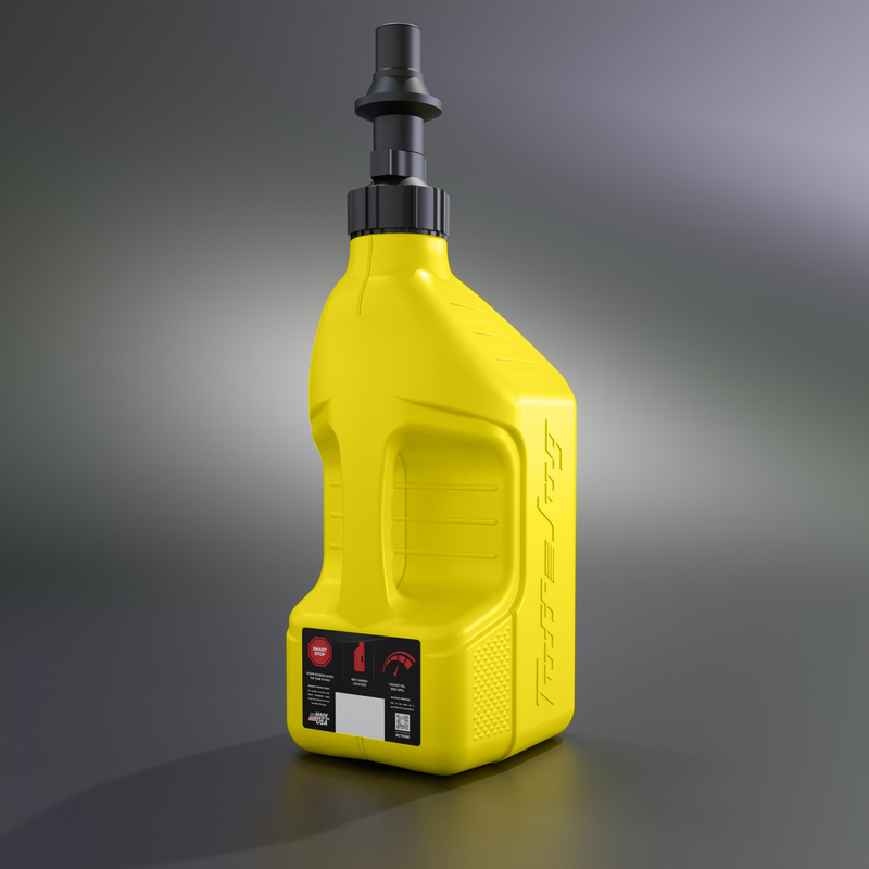 Jerrican Tuff Jug TUFF JUG jaune avec bouchon Ripper 2.5G/10L