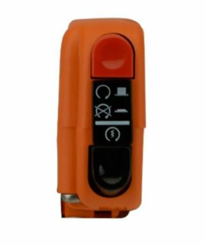 Coupe-contact Tommaselli Commodo électrique droit orange avec