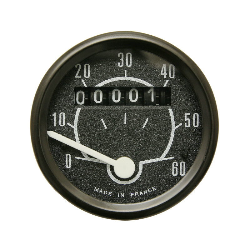 Compteur Transval ROND 60KM - H DIAM 48 mm SUPPORT