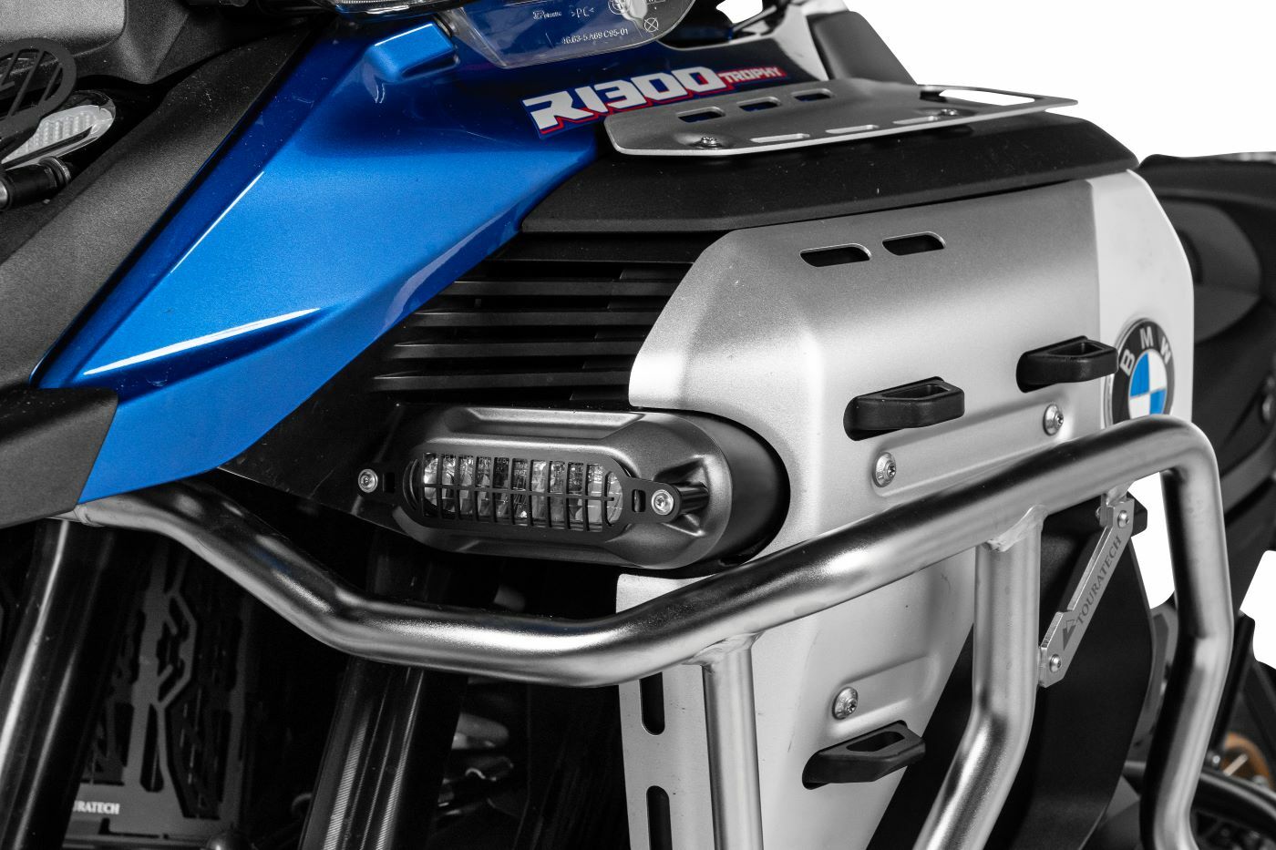 Protection Phare Touratech Pour feux auxilliaires - Noir