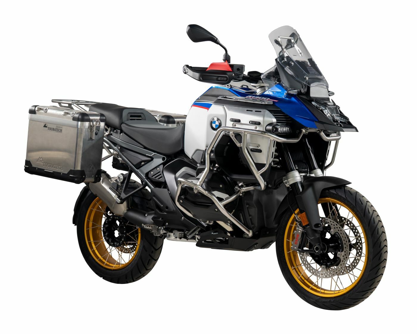 Valise Touratech Kit complet ZEGA Pro 31/31 - Support noir inclus - Alu
