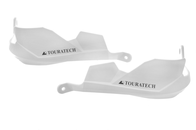 Protèges-mains Touratech GD avec kit de montage - Blanc