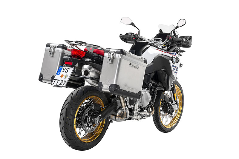 Valise Touratech ZEGA Pro 31/38 - Support noir inclus - Alu