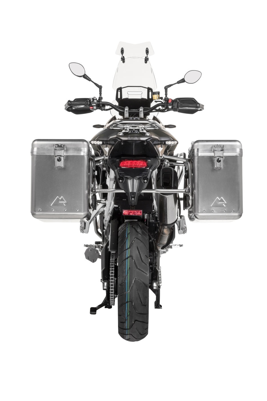 Valise Touratech ZEGA Mundo 38/45 - Support gris inclus - Alu