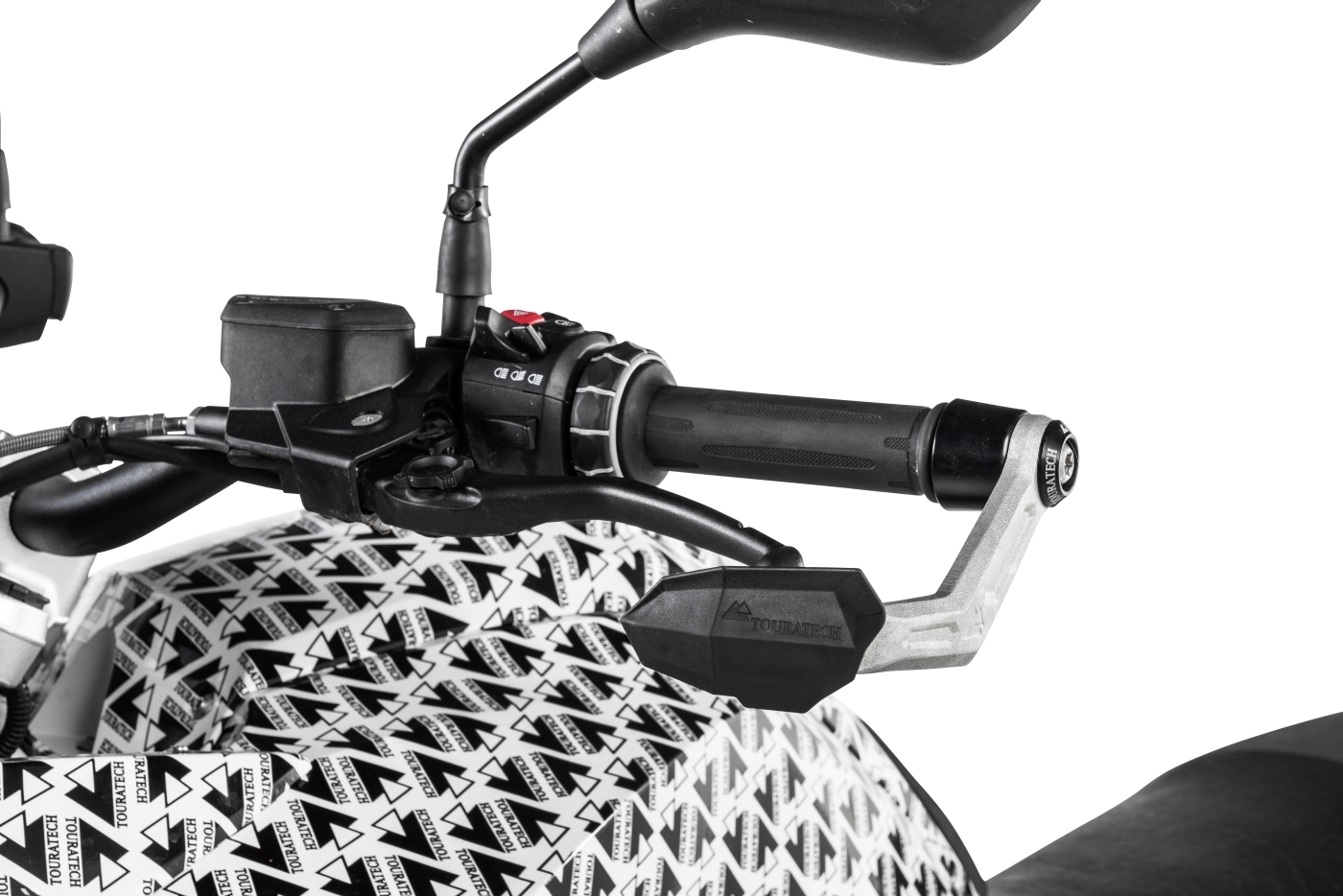 Protection levier Touratech Kit complet LeverGuard frein + embrayage - Argent