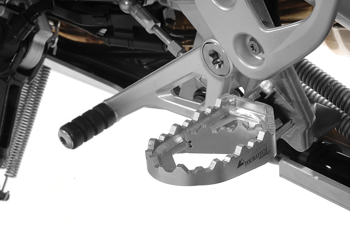Repose-pieds Touratech Works - Argent