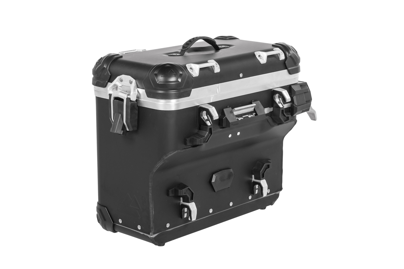 Valise Touratech ZEGA Evo X Avec déport 38L - Anodisé noir