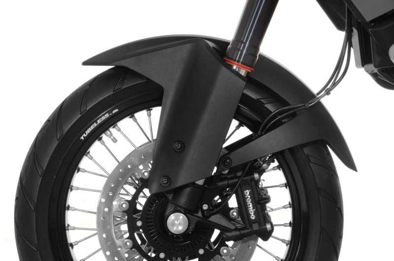 Garde boue Touratech Kit de rehausse pour garde boue origine - Noir