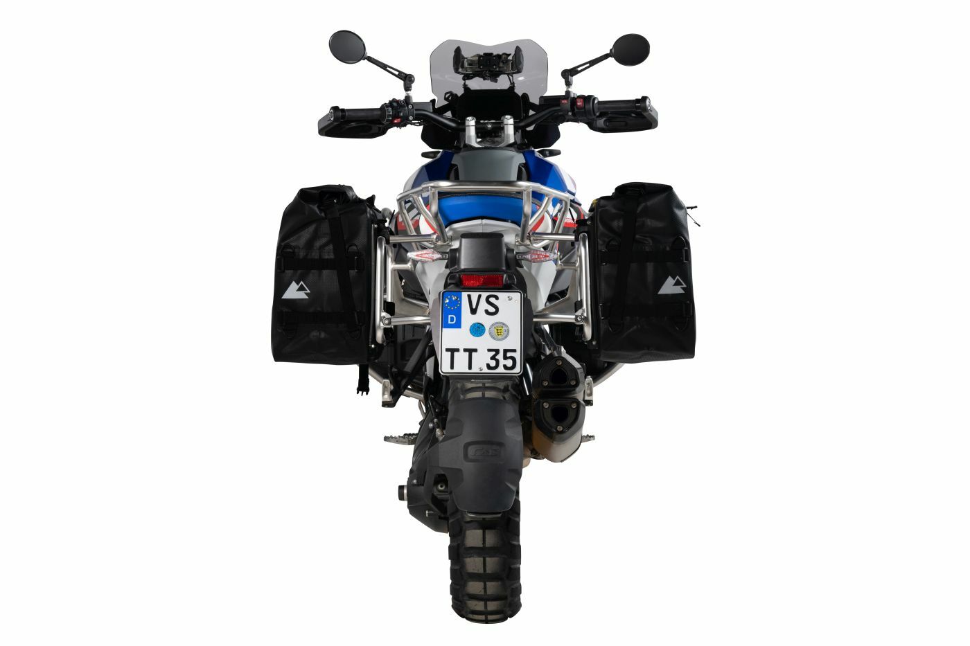 Sacoches cavalières Touratech EXTREME 40/40 - Support gris inclus - Noir