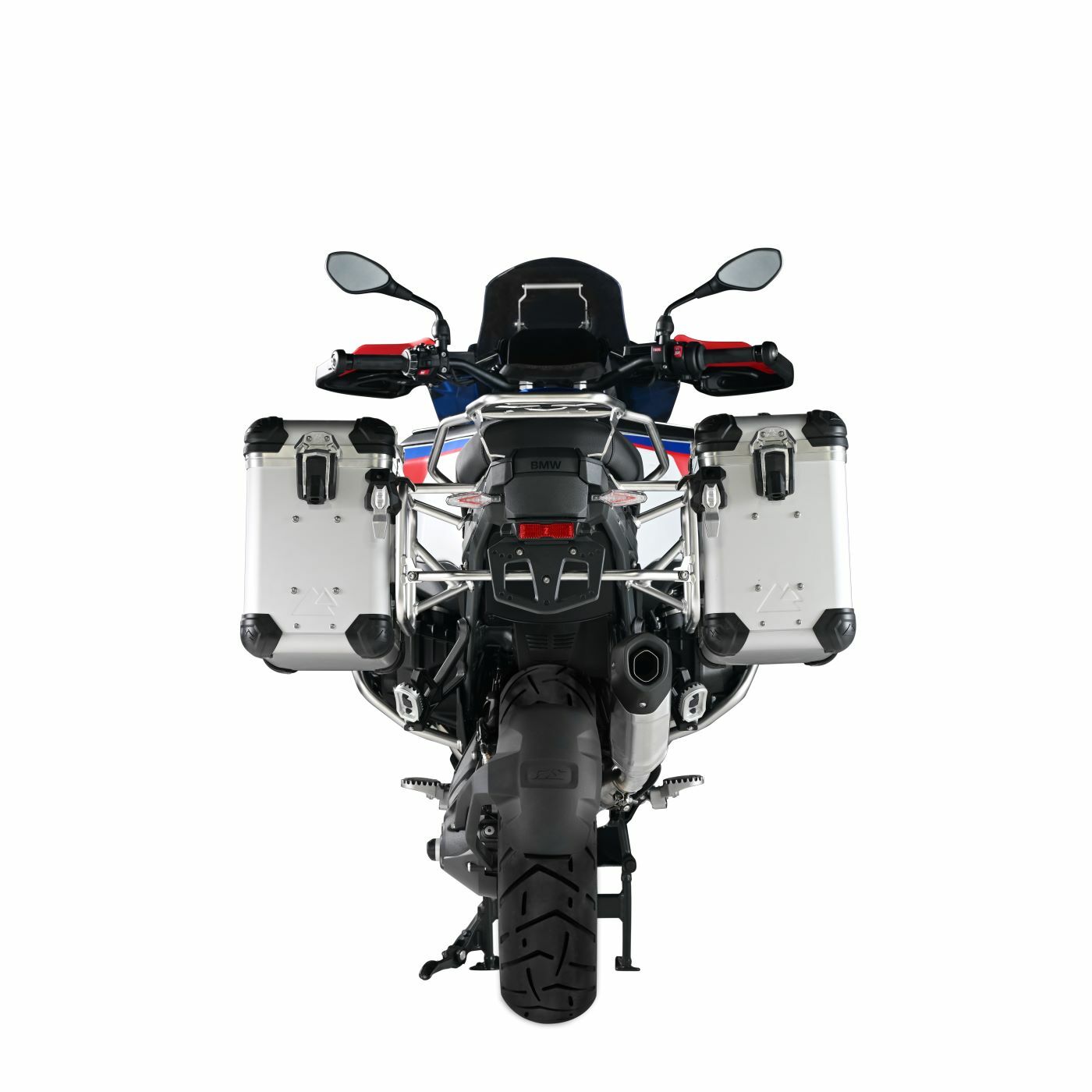 Valise Touratech Kit complet ZEGA Evo 38/38 - Support gris inclus - Anodisé gris