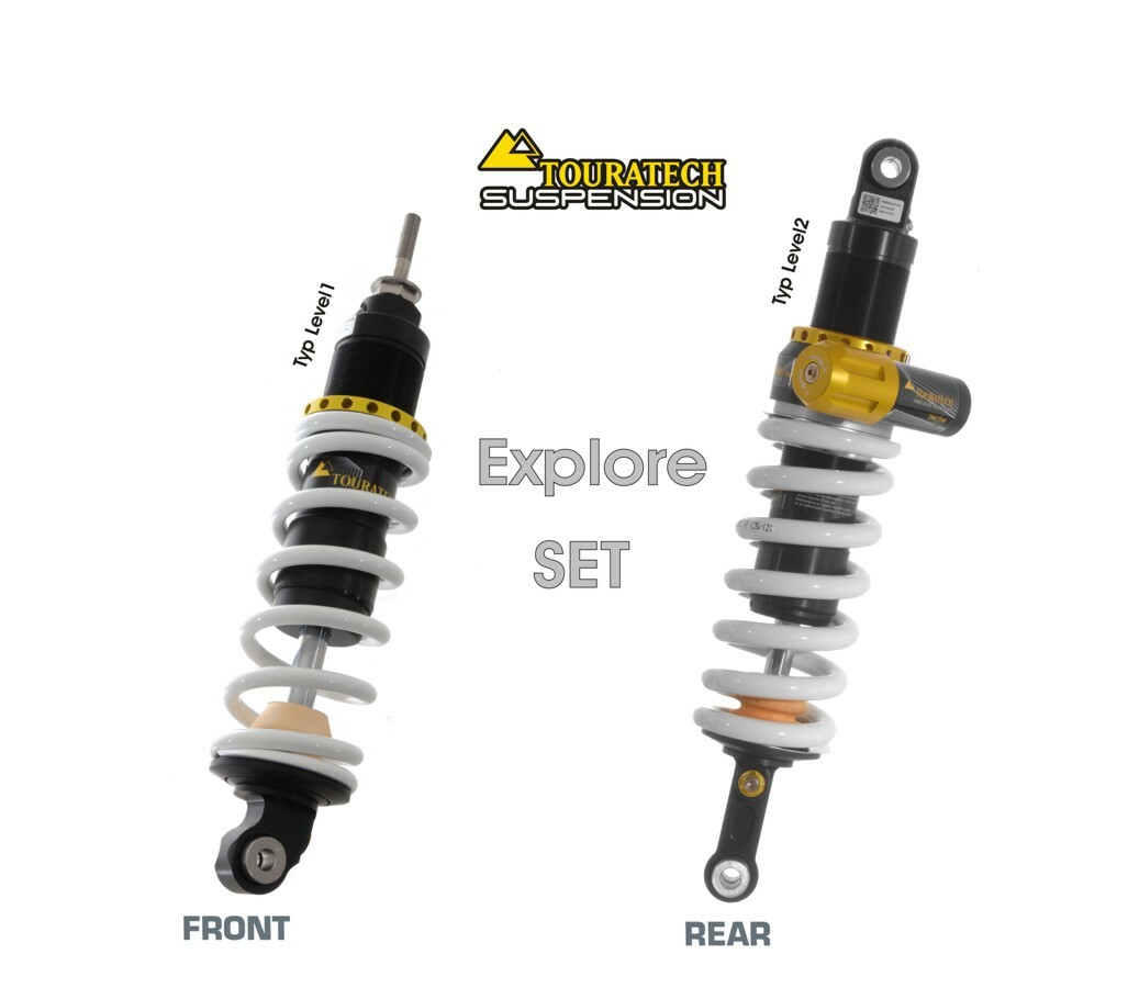 Kit suspension Touratech Avant / Arrière - Level 2 - Blanc