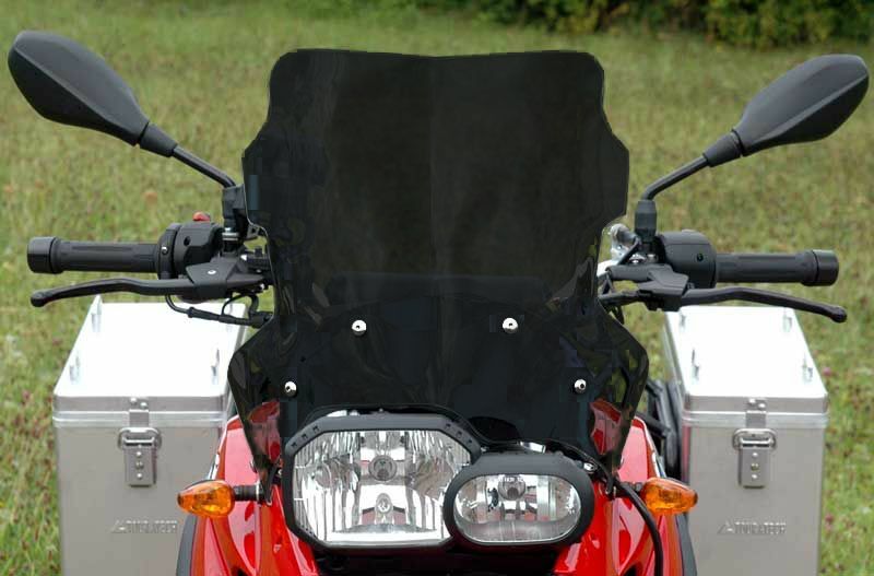 Bulle Touratech Haute - Fumée - Noir