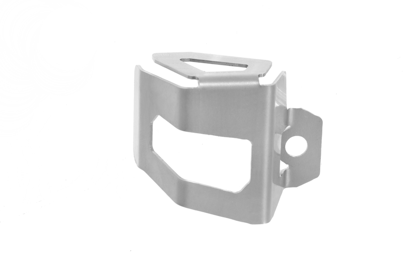 Protection Touratech Pour réservoir de liquide de frein arrière - Argent