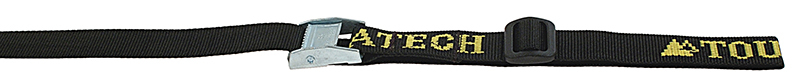 Sangle pour bagagerie Touratech Serrage variable 1,5 m (2 pièces) - Noir