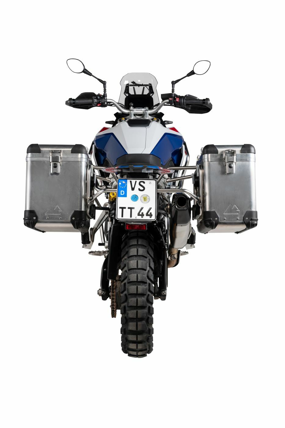 Valise Touratech ZEGA Pro 38/45 - Support noir inclus - Alu