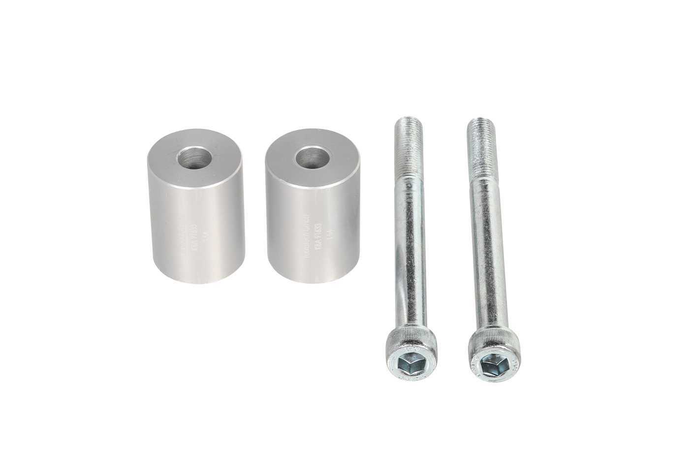 Rehausseur de guidon Touratech 40 mm - Argent