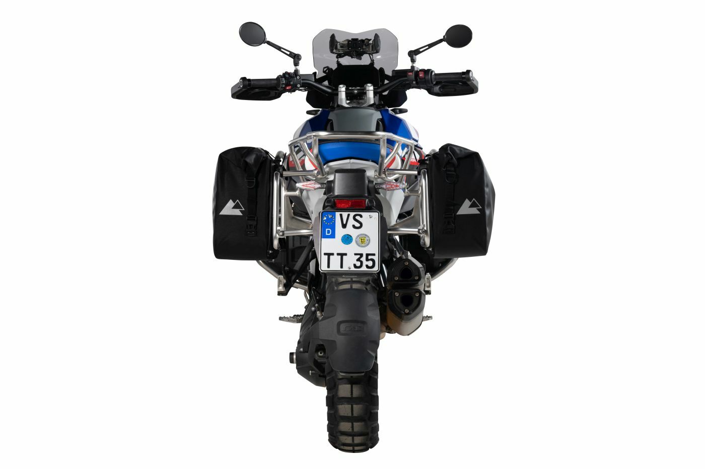 Sacoches cavalières Touratech Endurance - support gris inclus - Noir