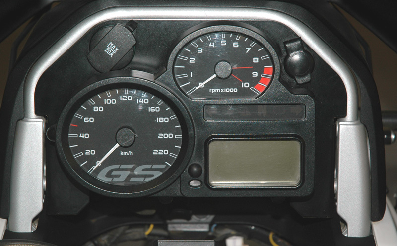 Compteur Touratech Câche pour cockpit avec 2 prises - Noir