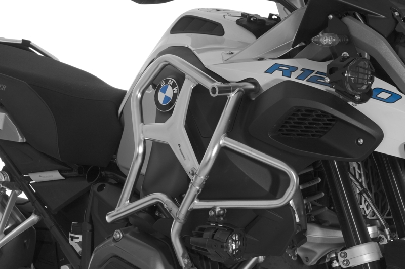 Pare-carter Touratech Extension pour crash bar d'origine - Argent
