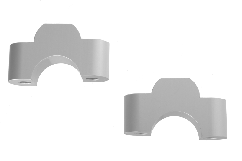 Rehausseur de guidon Touratech 25 mm - Argent