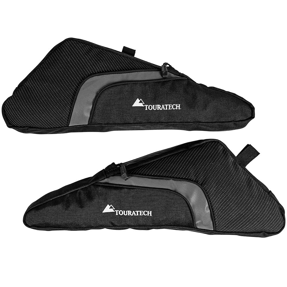 Sacoche Touratech Latérales triangulaire pour cadre touring - Noir