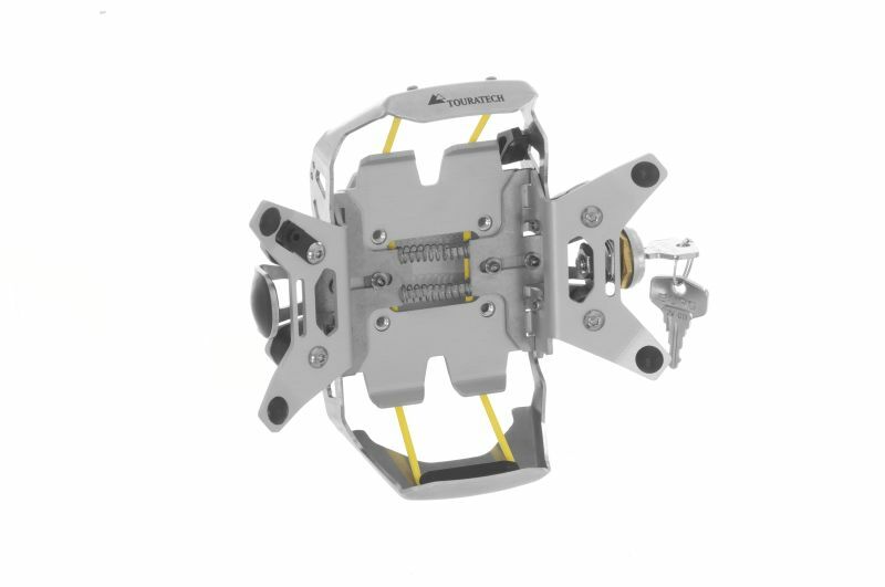 Support GPS Touratech Pour guidon ZUMO 590 / 595 LM - Argent