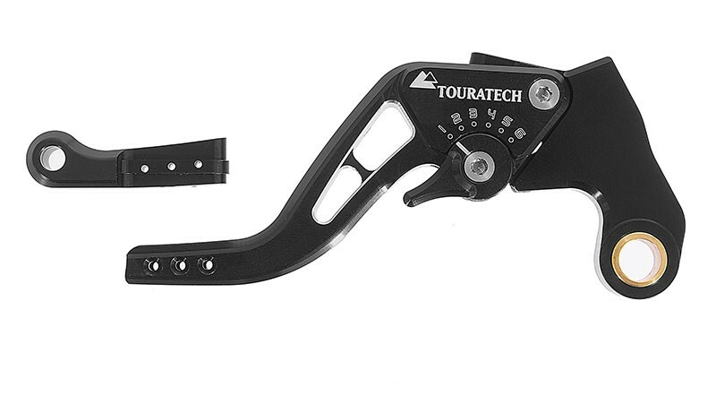 Levier d'embrayage Touratech Aluminium - court - Noir