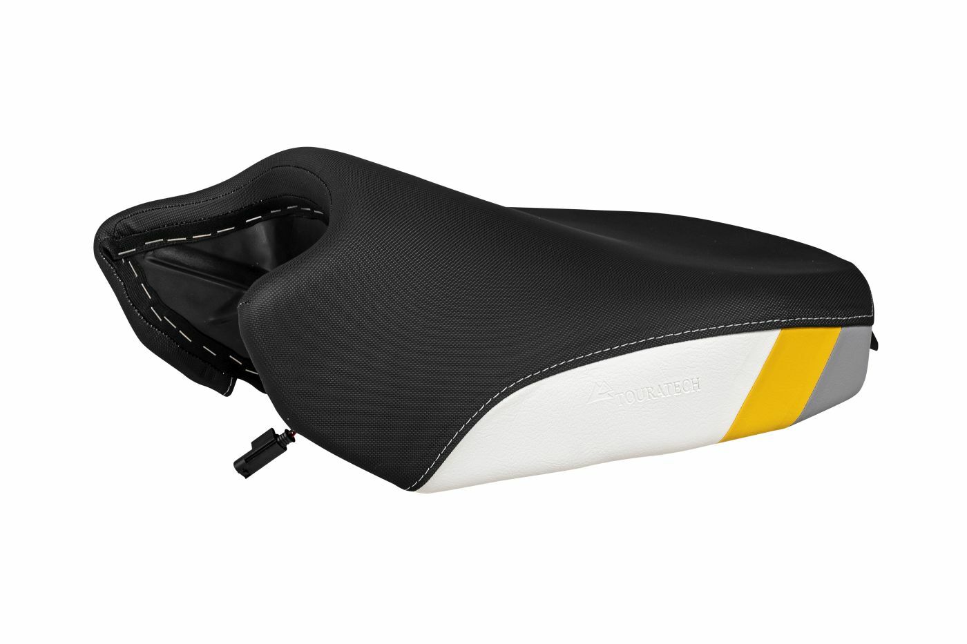 Selle confort Touratech Yellow grey Fresh Touch chauffée - Haute