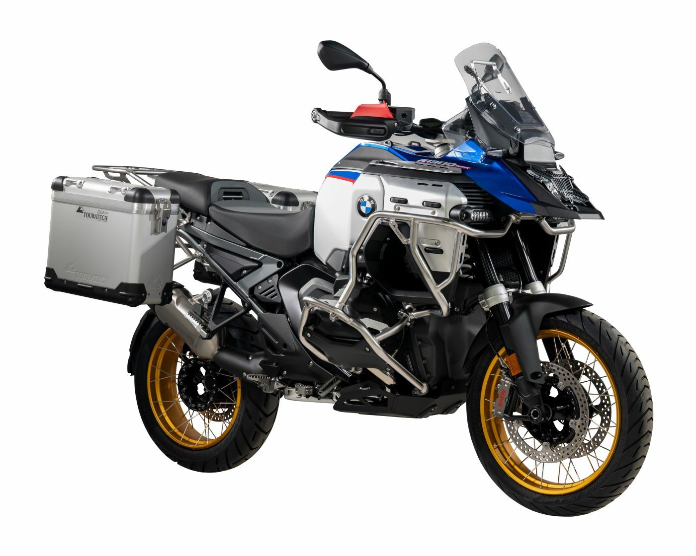 Valise Touratech Kit complet ZEGA Pro 31/31 - Support gris inclus - Anodisé gris