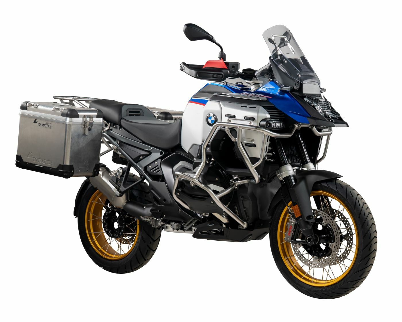 Valise Touratech Kit complet ZEGA Pro 45/45 - Support gris inclus - Alu