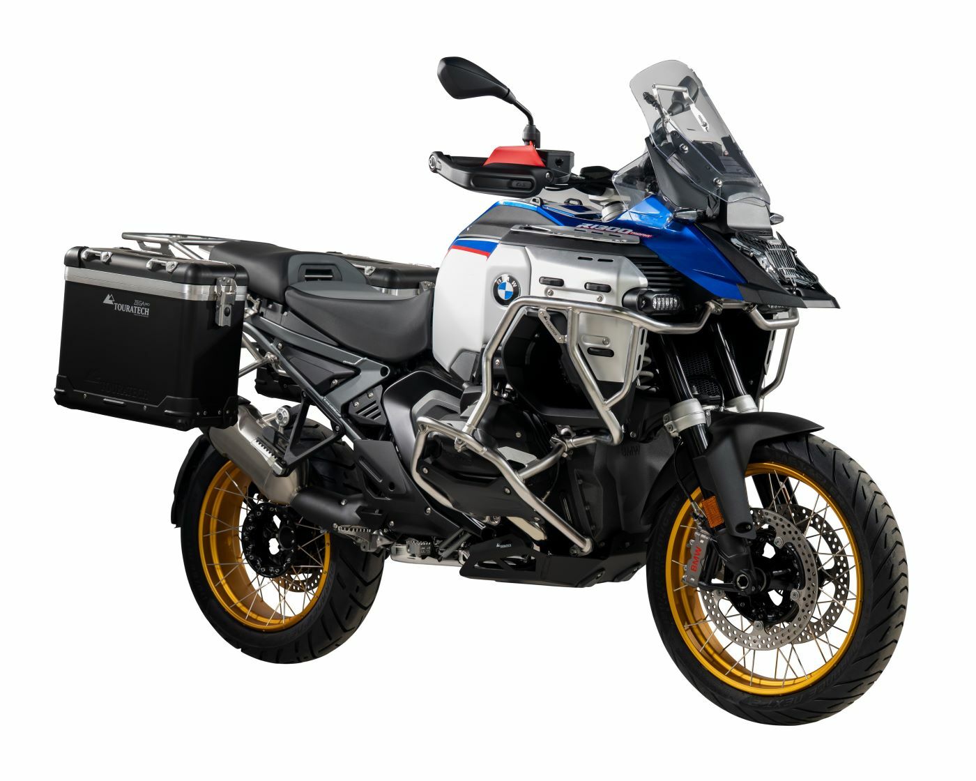Valise Touratech Kit complet ZEGA Pro 31/31 - Support noir inclus - Anodisé noir