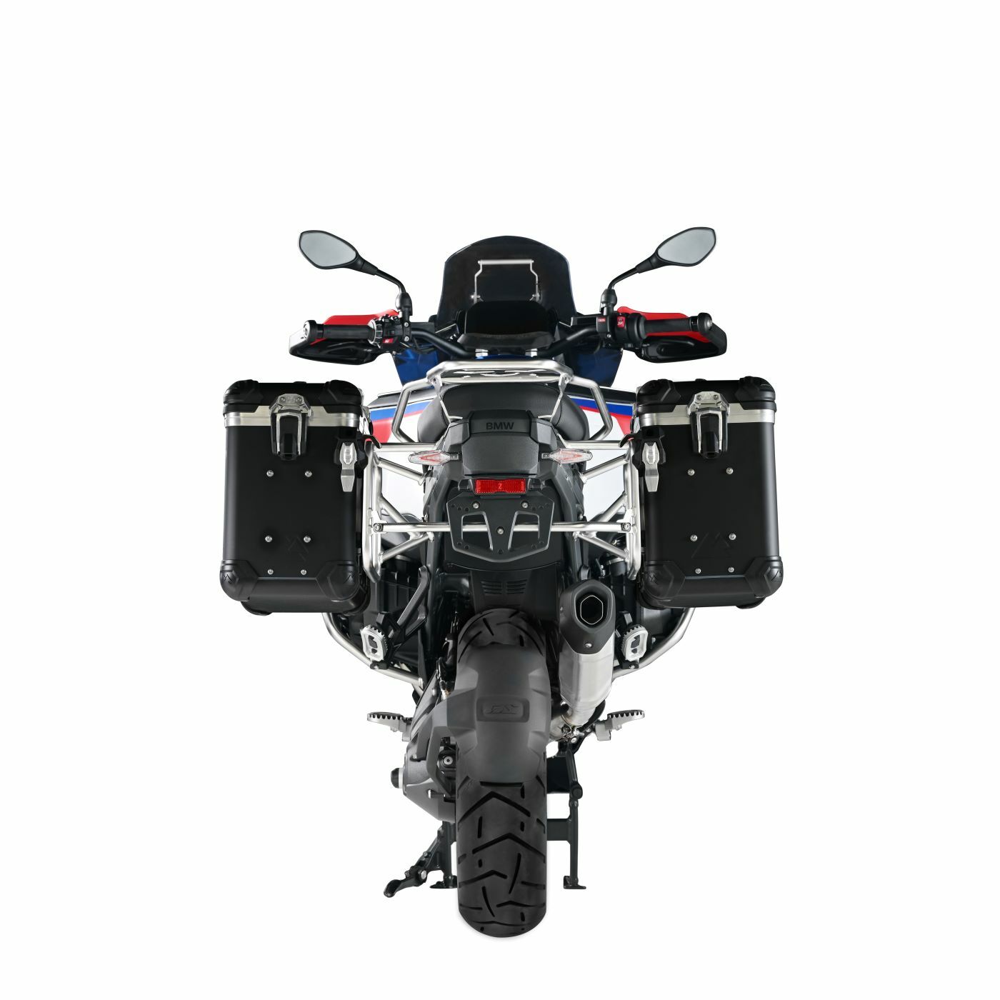 Valise Touratech Kit complet ZEGA Evo 38/38 - Support gris inclus - Anodisé noir